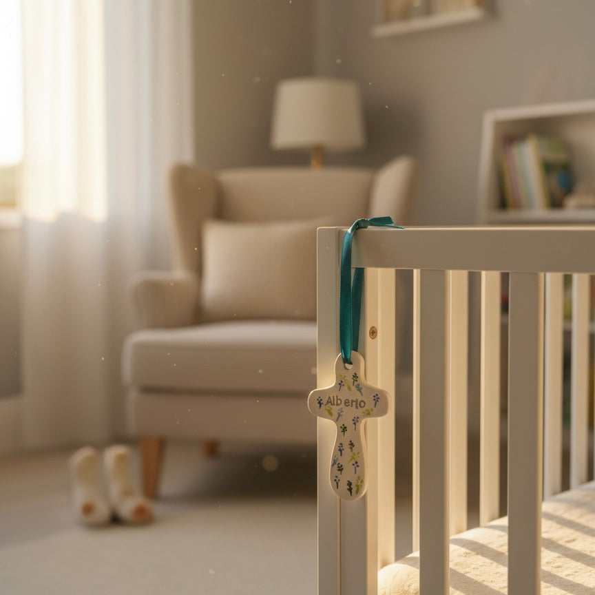 Cruz personalizada de cerámica