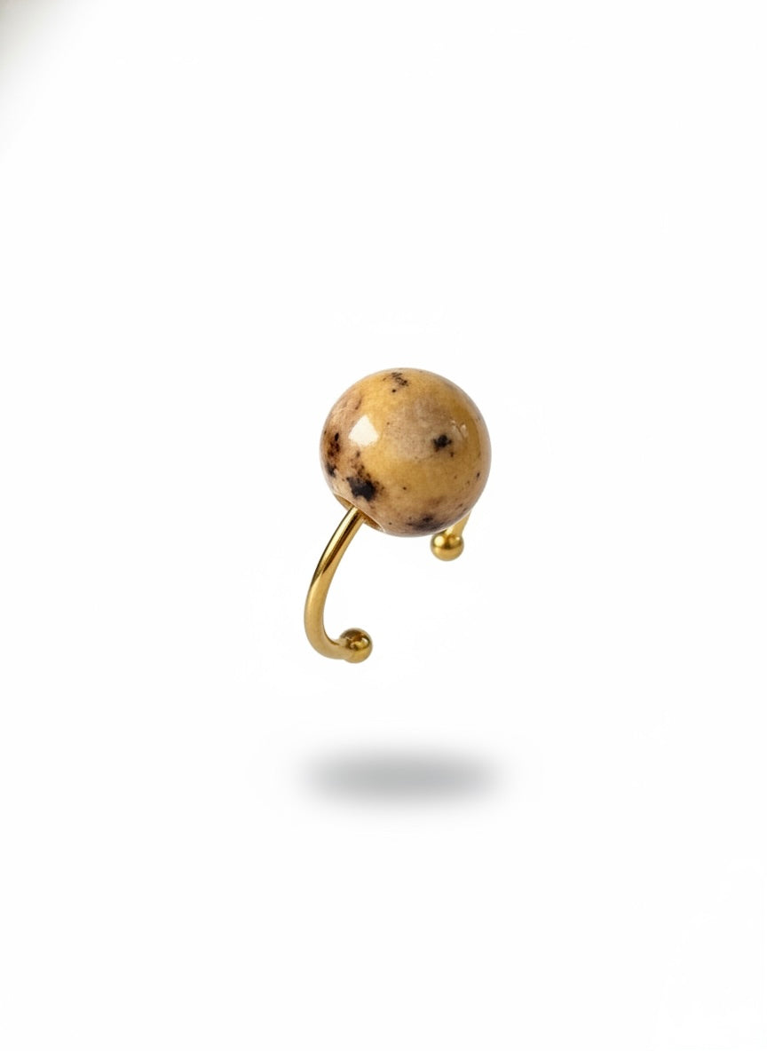 Anillo Cerámica Nuez Moteada