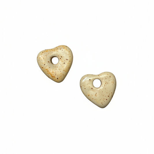 Charms Corazón Crema