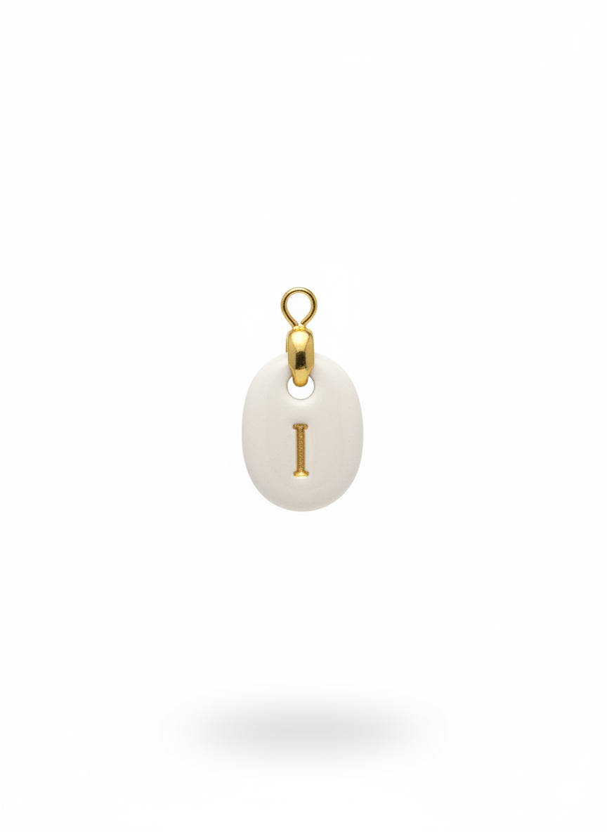 Pulsera Inicial Naranja-Dorado