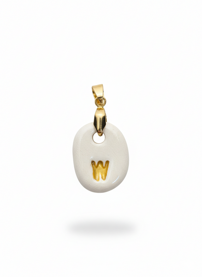 Pulsera Inicial Naranja-Dorado