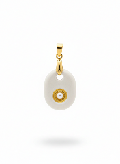 Pulsera Inicial Naranja-Dorado