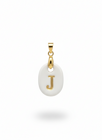 Pulsera Inicial Naranja-Dorado